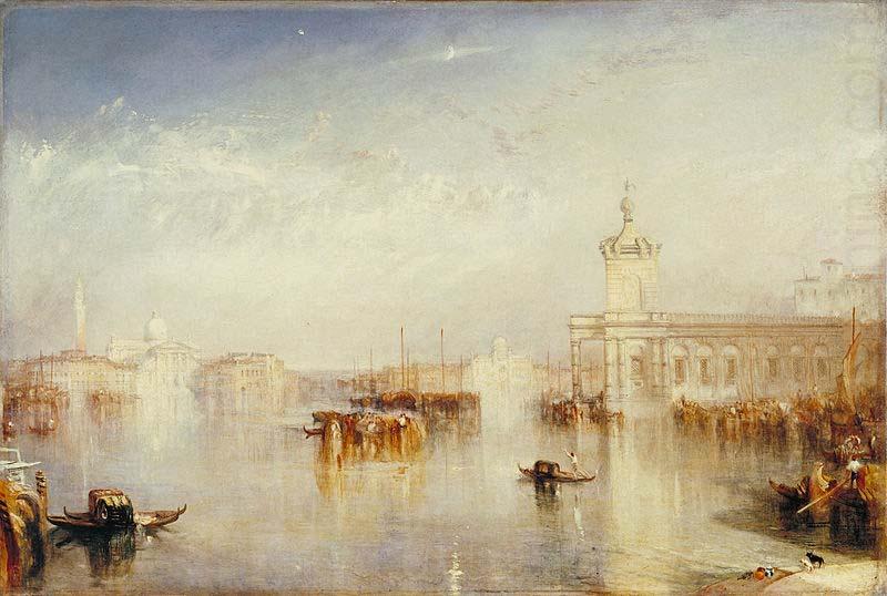 Joseph Mallord William Turner The Dogano, San Giorgio, Citella, from the Steps of the Europa china oil painting image